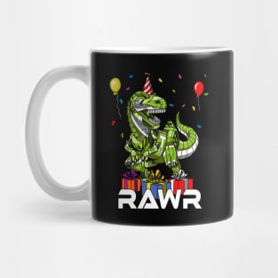 T-Rex Dinosaur Birthday Party Mug